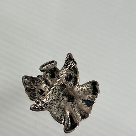 Grandmas are a Blessing Pin Brooch Silver Tone Angel Star Rhinestone 1.5"  Long - Picture 2 of 4